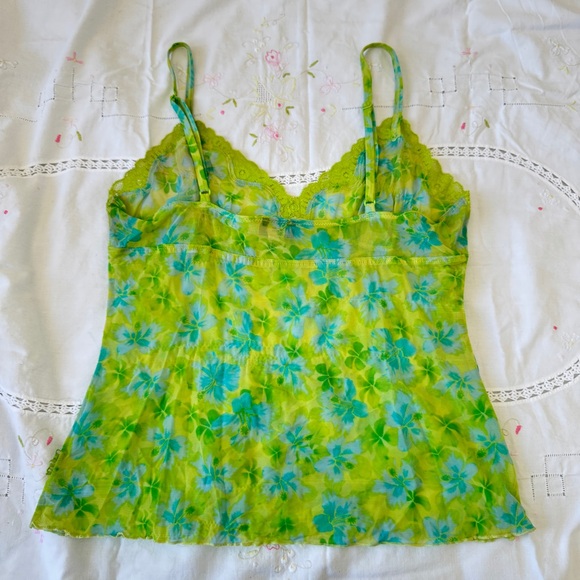 La SENZA Green and Blue Floral Camisole - Picture 4 of 8